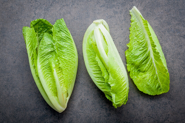 lettuce on slate