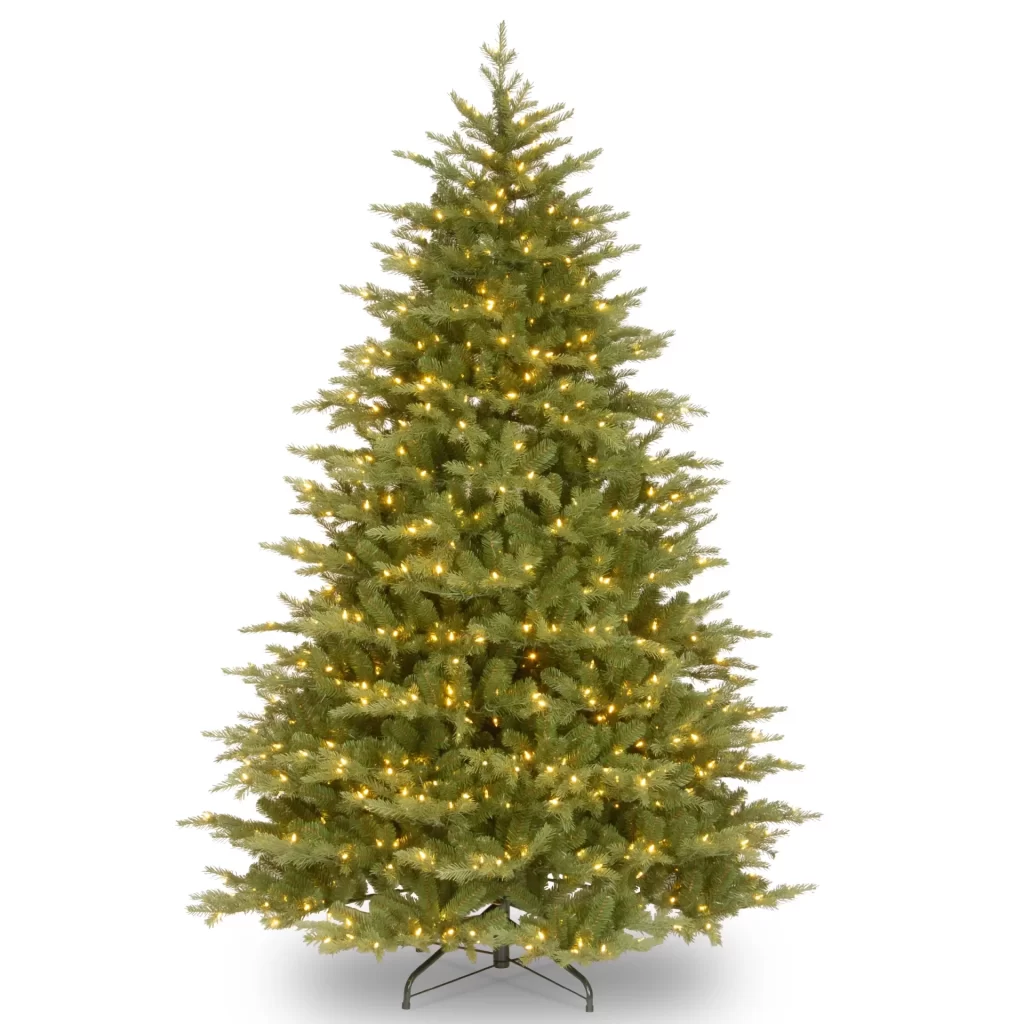 nordic spruce 9 lighted faux spruce christmas tree